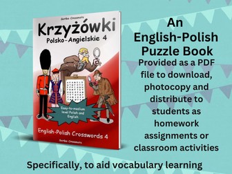 An English Polish Intermediate Level Puzzle Book