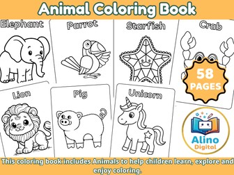 Animal Coloring Book for Kids