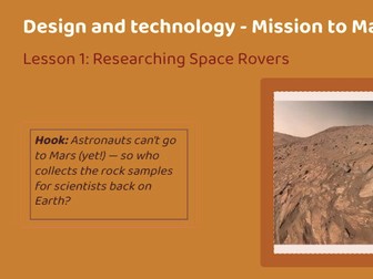 DT unit - Lesson 1 - Lunar Rover - Researching