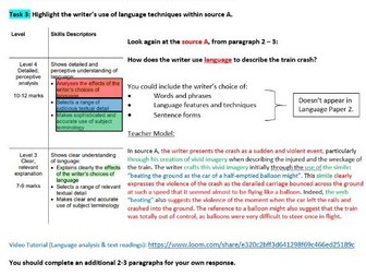 GCSE English Language 'through literature' Resource Booklets