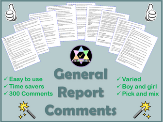 General Report Comments