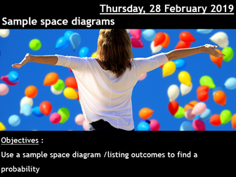 Sample space diagrams
