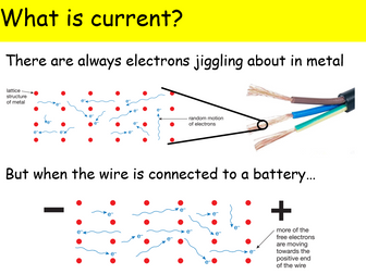 GCSE Physics Electricity - Charge and Current full lesson