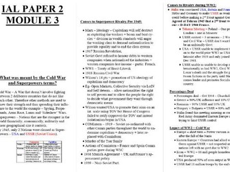 IAL Ed-Excel Cold War Unit 4 Superpower Relations