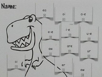 Dinosaur Read Write Inc sounds assessment Sets 1-3