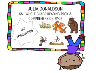 Whole Class Reading and Comprehension Pack - Julia Donaldson