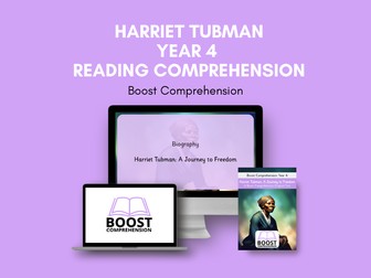 FREE 3 Lessons - Year 4 Reading Comprehension: Harriet Tubman