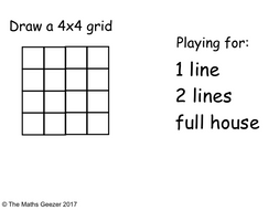 Area & Perimeter Bingo