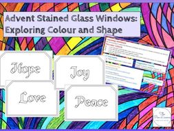 Advent Stained Glass Windows: Exploring Colour and Shape