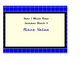 White Rose, Year 1. Summer Block 4, Week 1.  Place Value