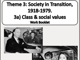 A Level History Edexcel Britain Transformed, 1918-79 theme 3A booklet.