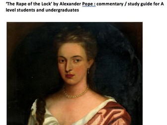 'The Rape of the Lock' by Alexander Pope