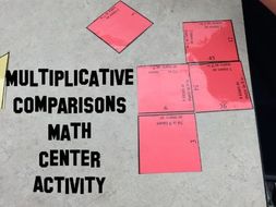 Multiplicative Comparison 4.OA.1 magic square