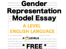 a level english language gender essay questions