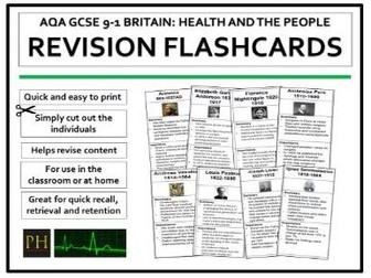 Health and the People Revision Bundle AQA GCSE 9-1 | Teaching Resources