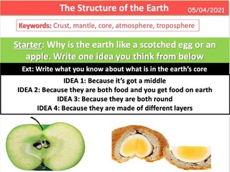 The Structure of the Earth