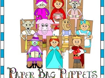 Fairy Tales Paper Bag Puppets