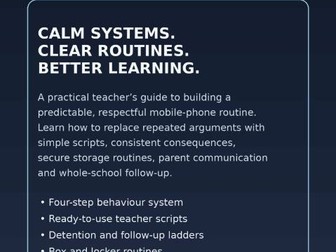 THE Smartphone-Free Classroom Toolkit: Enforce Phone Bans Without Shouting