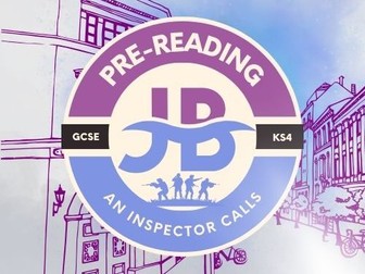 An Inspector Calls - Pre-Reading Booklet