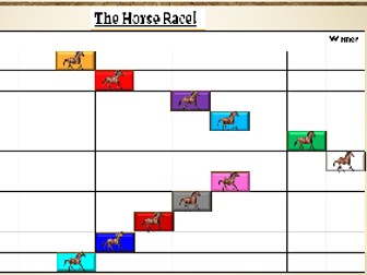 Probability Activity - Horse Race