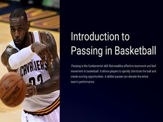 Basketball - Passing fundamentals
