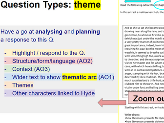 How is conflict presented in storm on the island picture