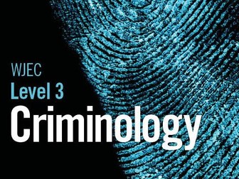 Criminology Unit 4 workbooks - LO1