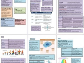 AAQ F400 Fundamentals of mental health and the individual knowledge organiser