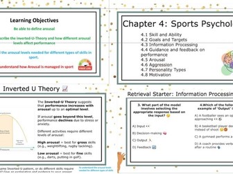 Sports Psychology - Arousal