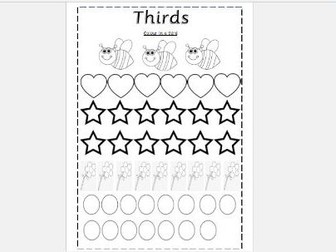 Fractions Thirds