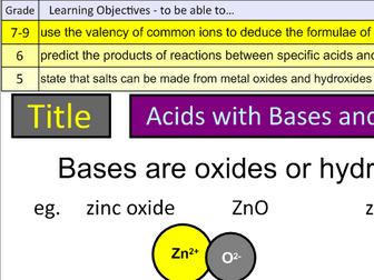 Smart Notebook Presentation - Acids with Bases and Carbonates