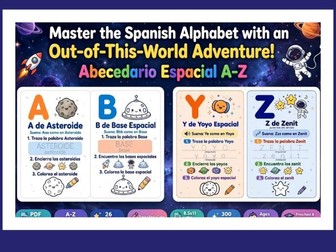 Master the Spanish Alphabet with a Fantastic Space Adventure!
