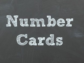 Number Cards