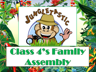 'Jungletastic' rainforest assembly script and accompanying powerpoint