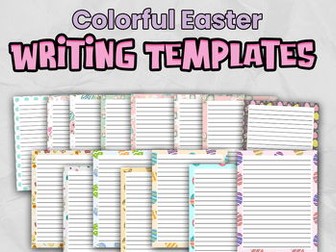 Easter Writing Paper Templates | Easter Writing Printables