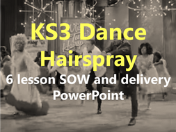 KS3 Dance ‘Hairspray’ 6 lesson SOW delivery PowerPoint