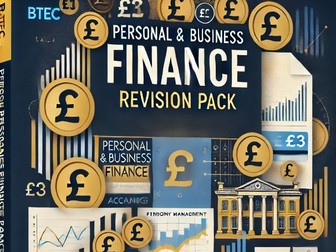 Unit 3 Personal & Business Finance Revision Questions- All Learning Aims (A-F)