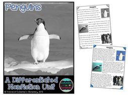 Differentiated Nonfiction Unit: Penguins