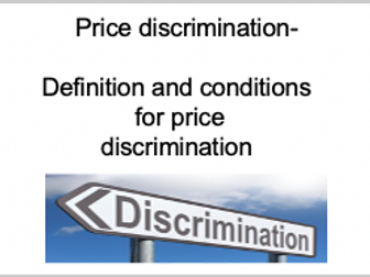 Price discrimination