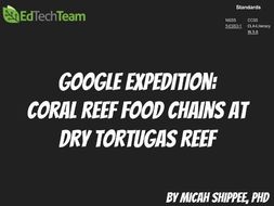 Coral Reef Food Chains at Dry Tortugas Reef #GoogleExpedition