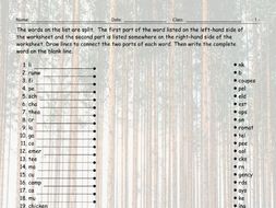 City-Country Living Word Links