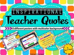 Teacher Appreciation Inspirational Quotes Posters End Of The Year