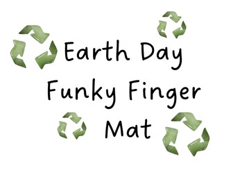 Earth Day Funky Finger Mat