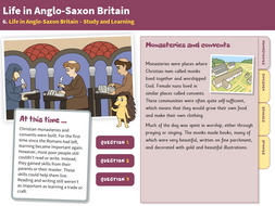 Study and Learning - Interactive Teaching Book - Anglo-Saxon Britain KS2