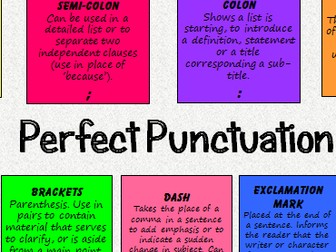 Punctuation Mat