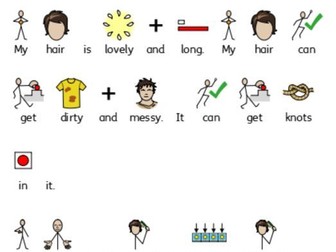 Hair Brushing Social Story