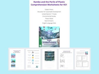 Worksheets for Rambo & the Peril of Plastic  (KS1)