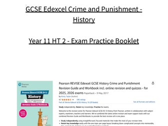 GCSE Crime and Punishment Exam Practice Booklet