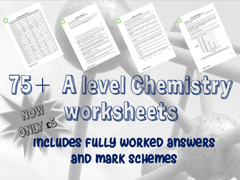 A Level Chemistry Year 1 Package