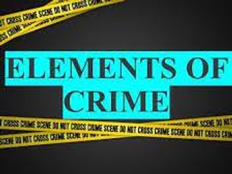 AQA English Literature B Elements of Crime
